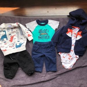Lot of 3 Carter’s Outfits size 3 months